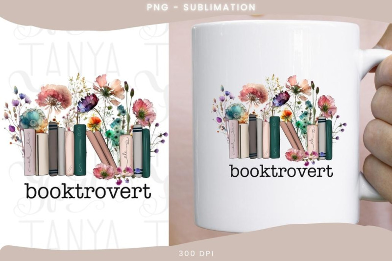 book-wildflowers-digital-download-booktrovert-png