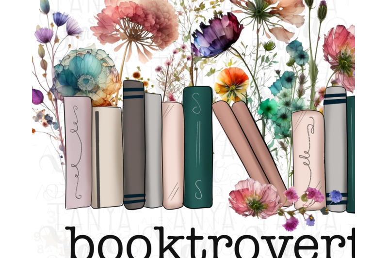 book-wildflowers-digital-download-booktrovert-png