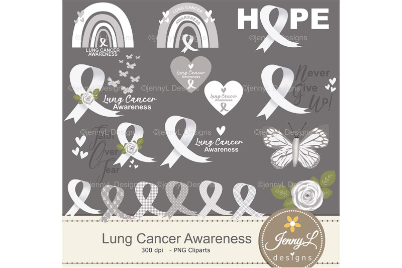 lung-cancer-awareness-digital-papers-white-ribbon-clipart
