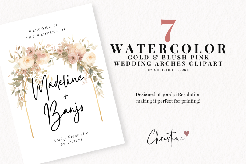 watercolor-gold-amp-blush-wedding-arches