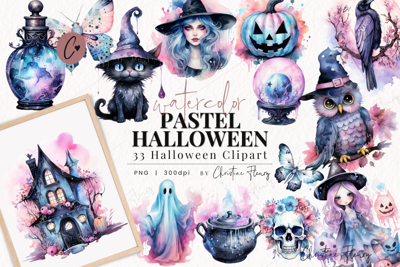 watercolor-pastel-halloween-clipart