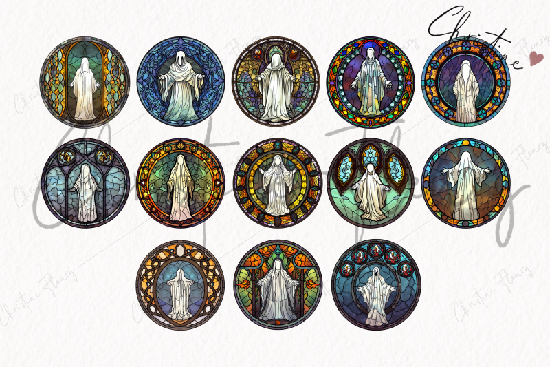 28-round-ghost-stained-glass-clipart