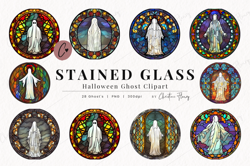 28-round-ghost-stained-glass-clipart