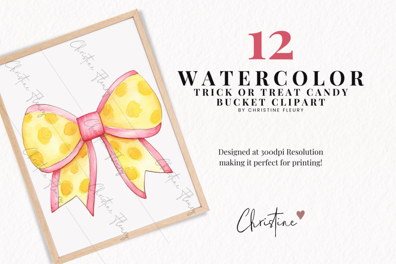 watercolor-pink-lemonade-bow-clipart