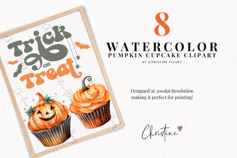 watercolor-pumpkin-cupcake-clipart