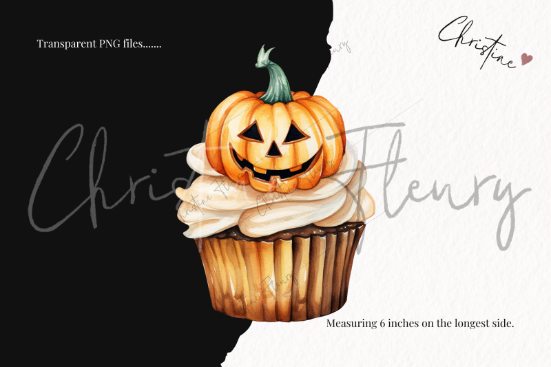 watercolor-pumpkin-cupcake-clipart