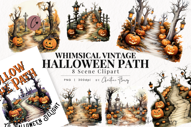 whimsical-vintage-halloween-scene-png