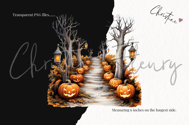 whimsical-vintage-halloween-scene-png