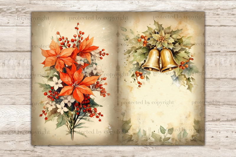 christmas-frame-junk-journal-page-xmas-printable