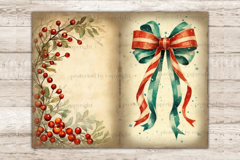 christmas-frame-junk-journal-page-xmas-printable