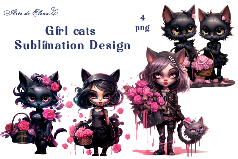 halloween-cat-girls-sublimation-design-png