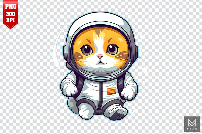 cute-astronaut-scottish-fold-cat-clipart