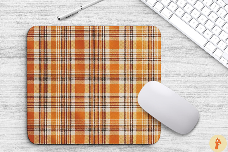 thanksgiving-plaid-pattern-mouse-pad