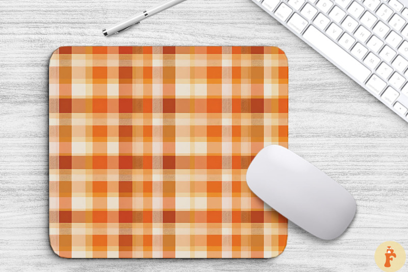 thanksgiving-plaid-pattern-mouse-pad