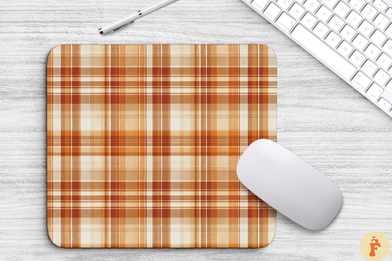 thanksgiving-plaid-pattern-mouse-pad