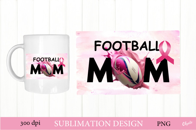 football-mom-sublimation-breast-cancer-football-png