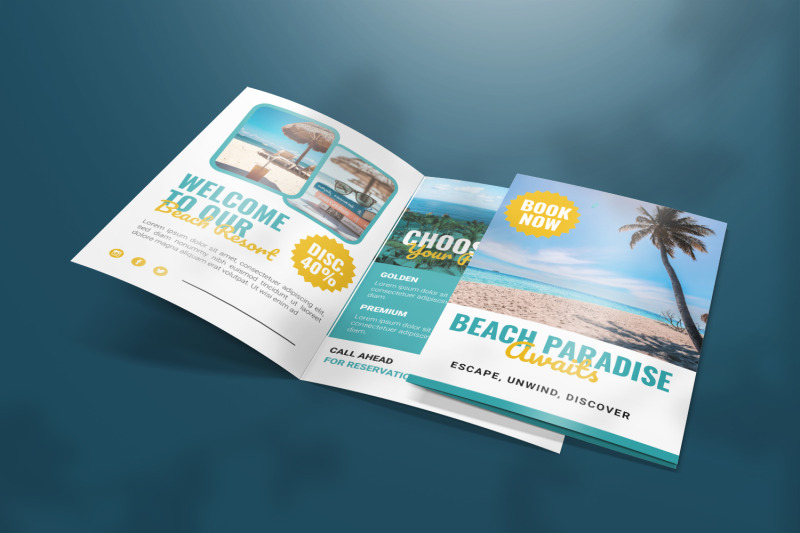 beach-resort-bifold-brochure