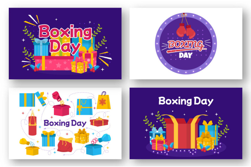 12-boxing-day-sale-vector-illustration