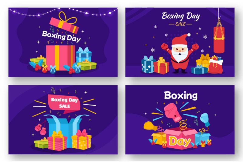 12-boxing-day-sale-vector-illustration