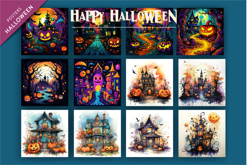 cartoon-halloween-spooky-house-mystic-clipart