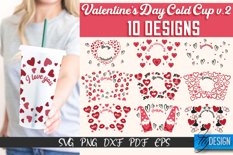 valentine-039-s-day-cold-cup-valentine-039-s-day-wrap-svg-cold-cup-wrap