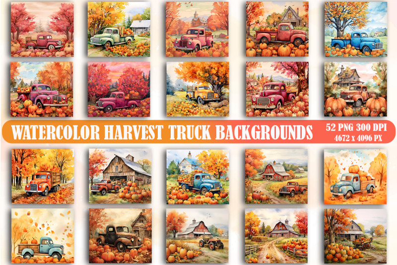 watercolor-harvest-truck-backgrounds