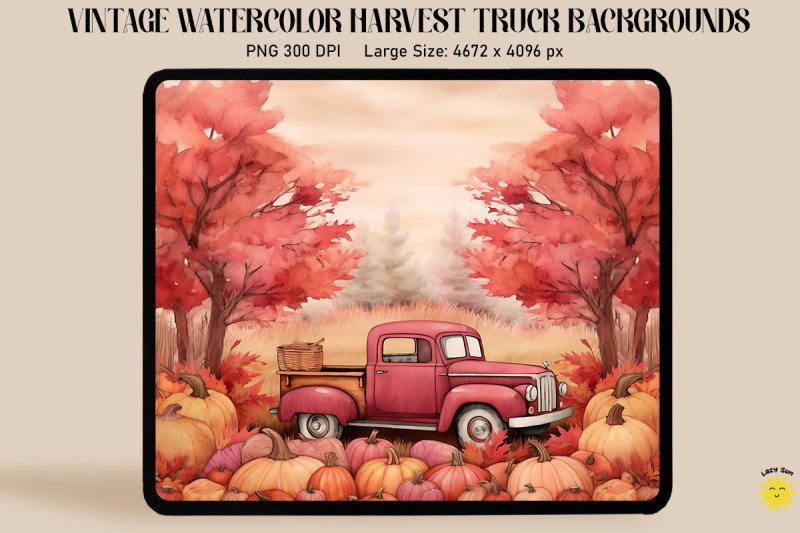 watercolor-fall-pickup-truck-backgrounds