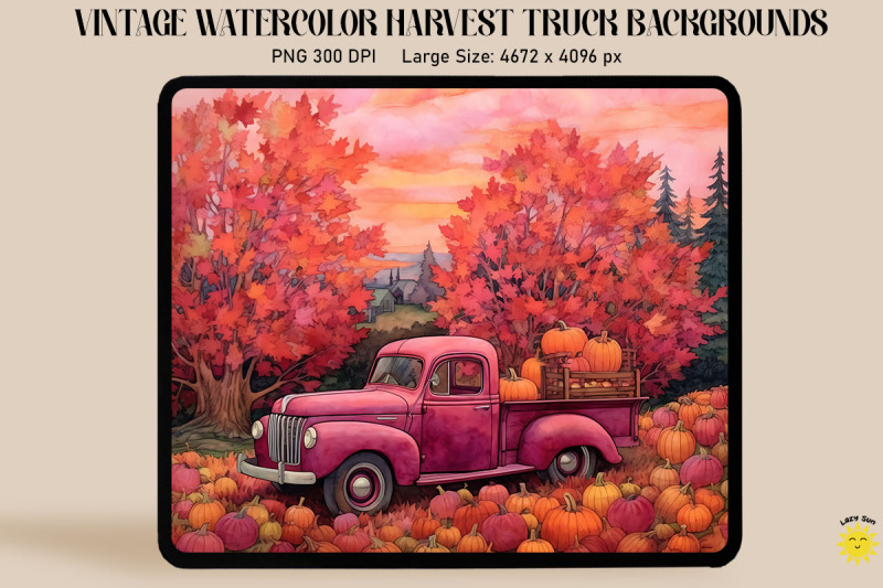 watercolor-fall-pickup-truck-backgrounds