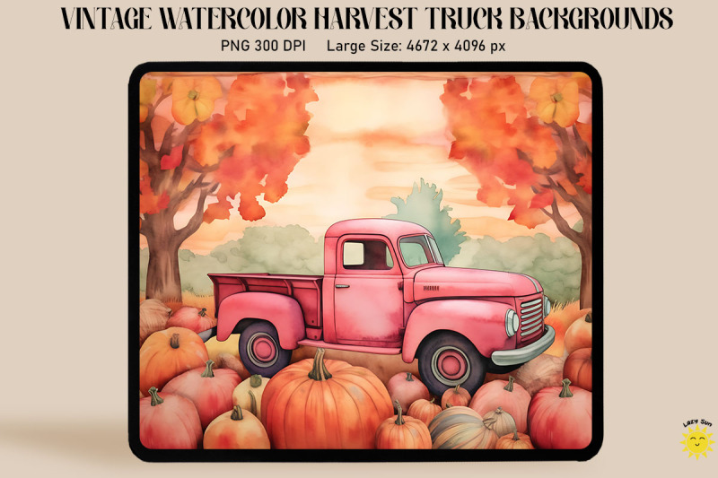 watercolor-fall-pickup-truck-backgrounds