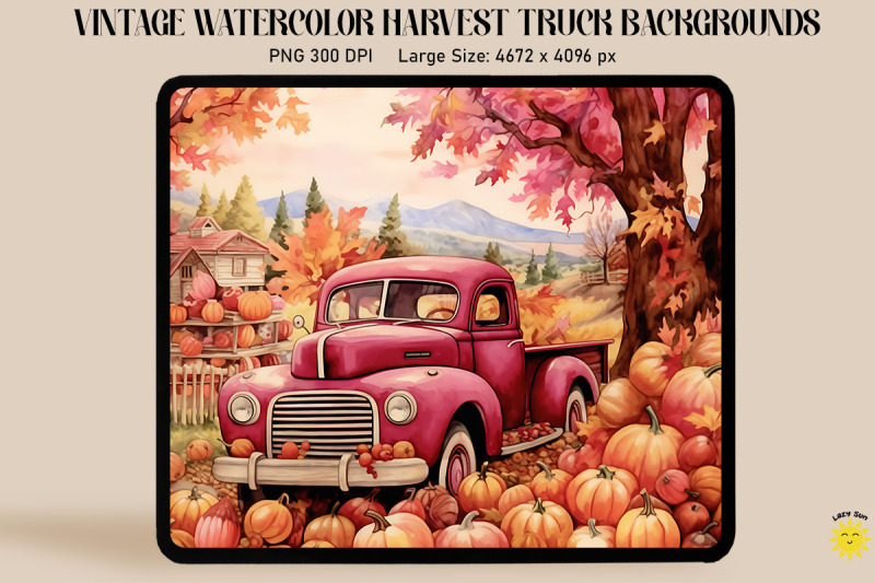 watercolor-fall-pickup-truck-backgrounds