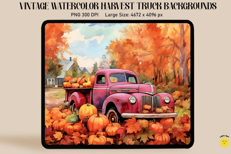 watercolor-fall-pickup-truck-backgrounds