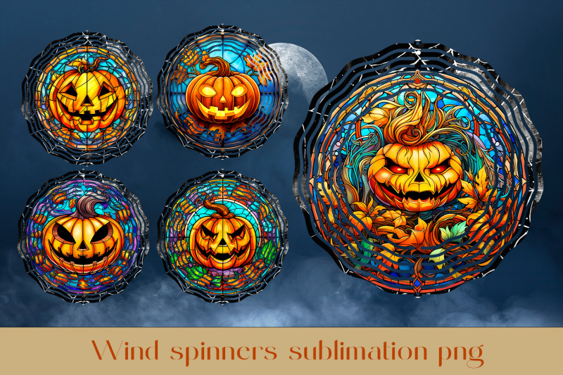 halloween-wind-spinner-sublimation-spooky-wind-spinner-design