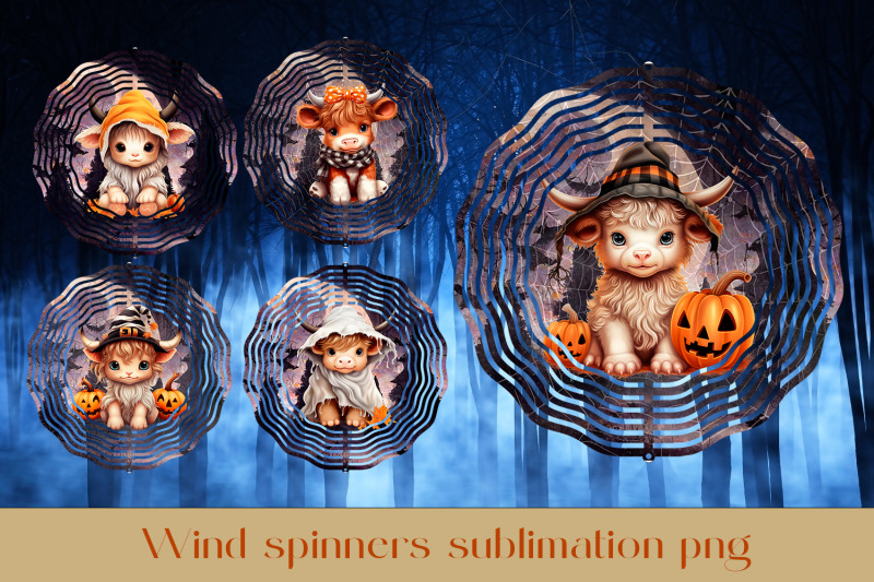 halloween-wind-spinner-sublimation-spooky-wind-spinner-png