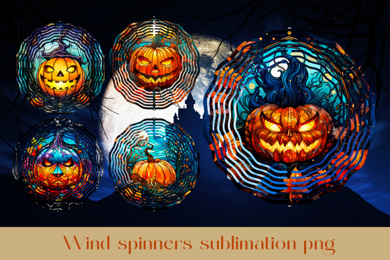 halloween-wind-spinner-sublimation-spooky-wind-spinner-design