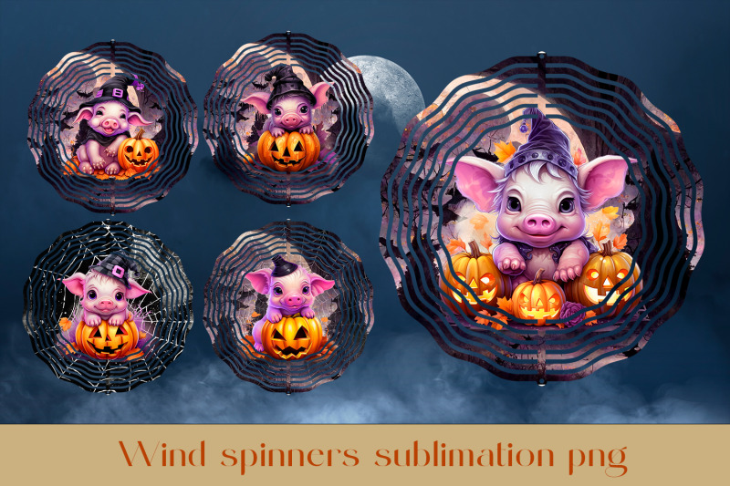 halloween-wind-spinner-sublimation-spooky-wind-spinner-png