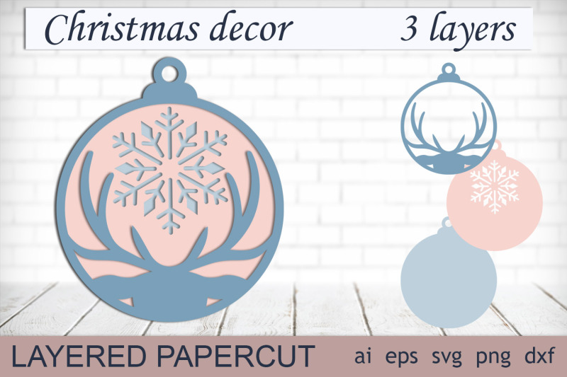 3d-christmas-decor-svg-layered-holiday-ornament