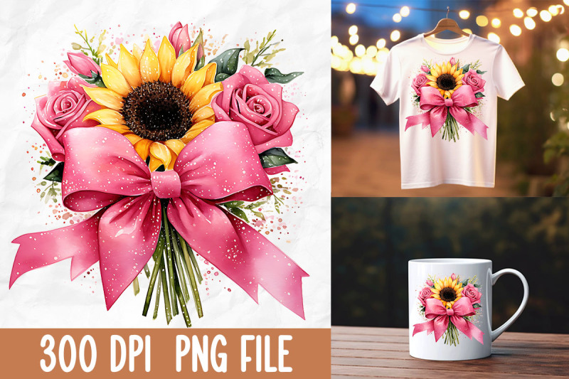 breast-cancer-pink-rose-sunflower-ribbon