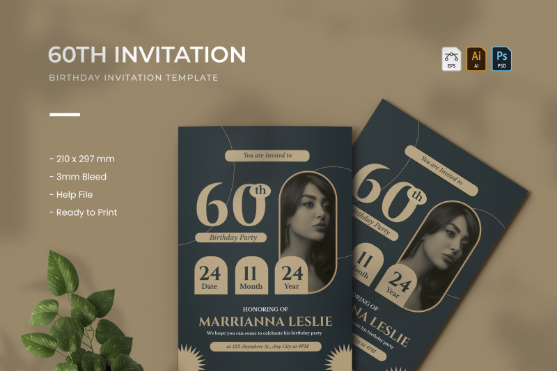 60th-birthday-invitation