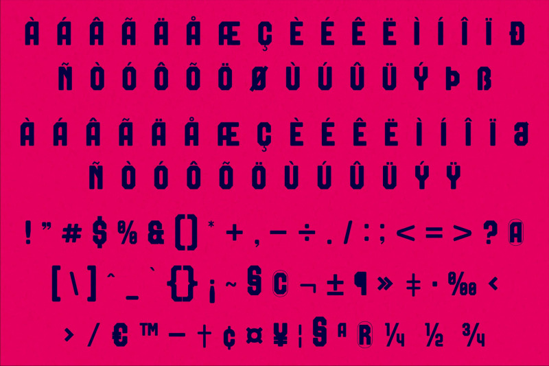 rekilash-typeface