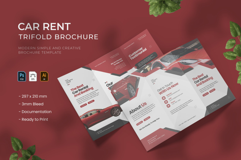 car-rent-trifold-brochure