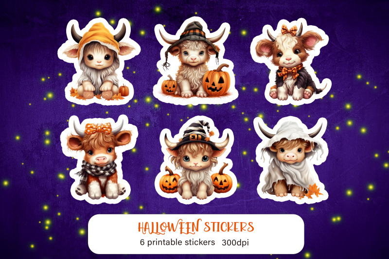 cartoon-cow-sticker-halloween-sticker-png-sublimation