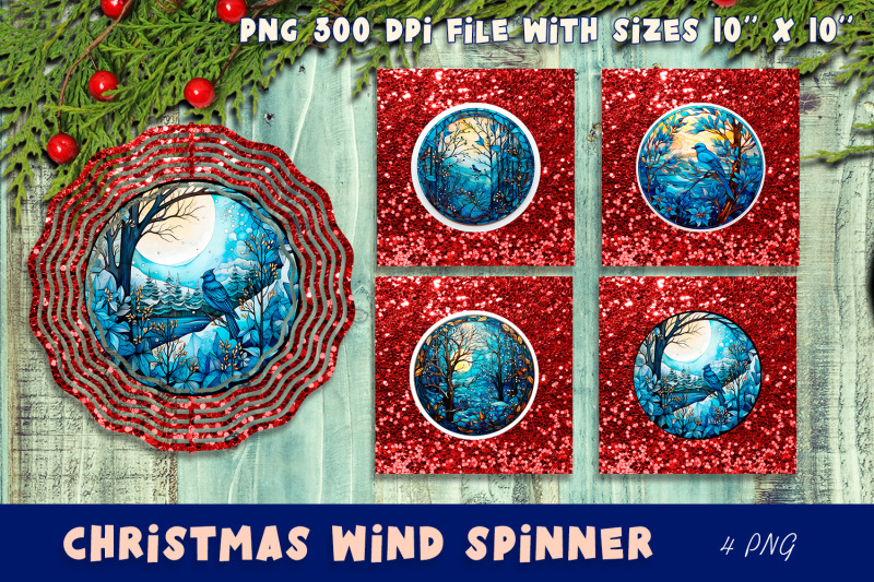 winter-forest-christmas-wind-spinner-sublimation