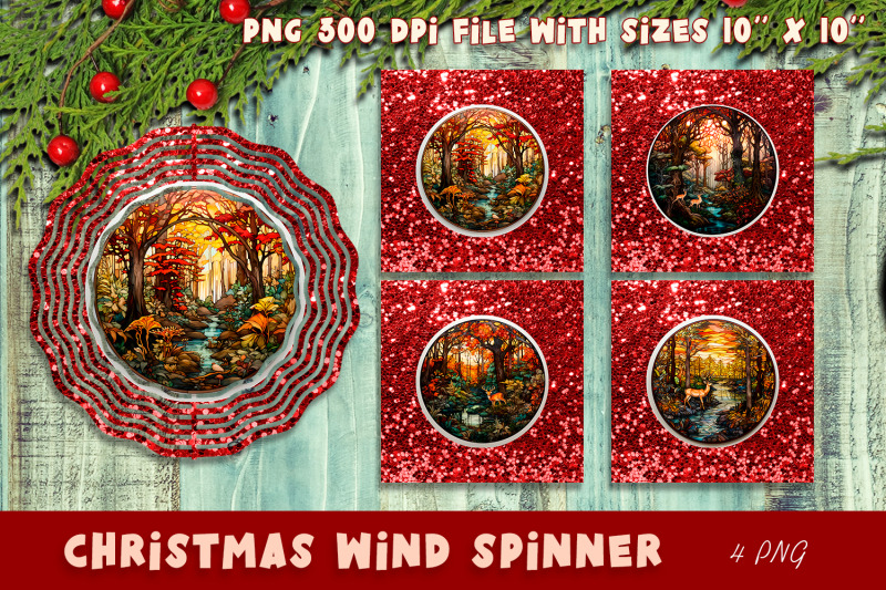 winter-forest-christmas-wind-spinner-sublimation