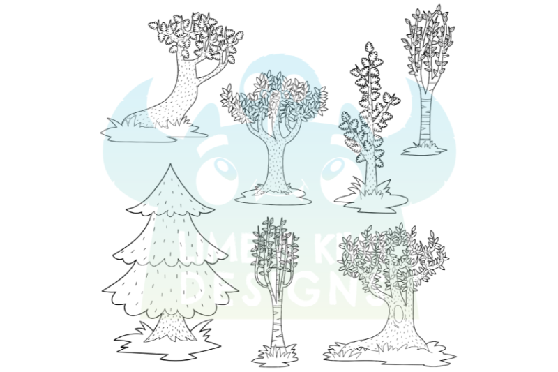 trees-of-the-seasons-digital-stamps-lime-and-kiwi-designs