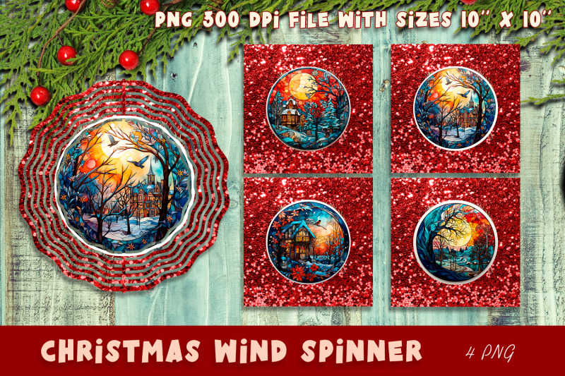 winter-forest-christmas-wind-spinner-sublimation