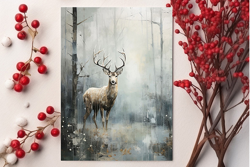 winter-forest-landscape-watercolor-deer-clipart-snowy-forest