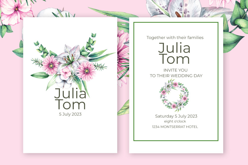 watercolor-flower-bouquets-and-wreath-png
