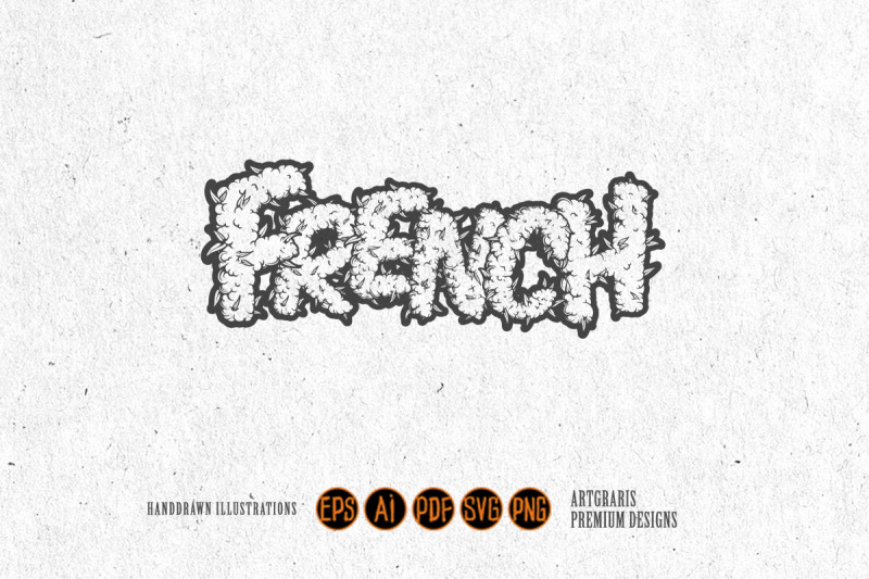 cannabis-smoke-effect-french-lettering-monochrome