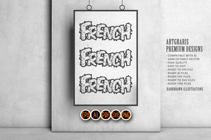 cannabis-smoke-effect-french-lettering-monochrome