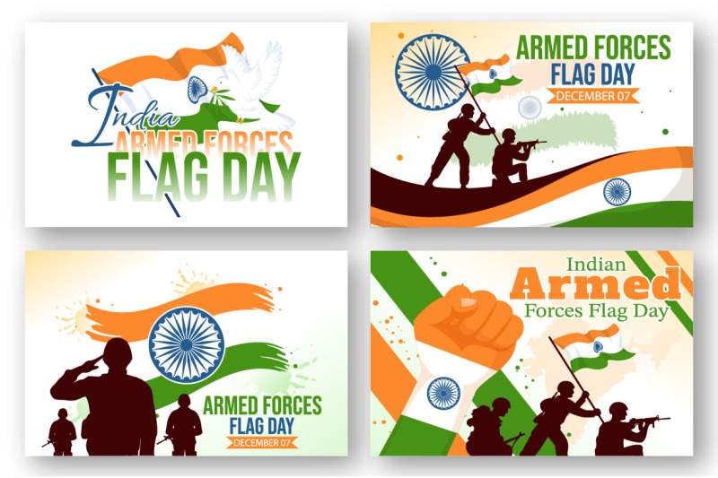 10-indian-armed-forces-flag-day-illustration